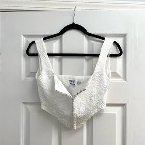 Princess Polly White Bustier Corset - In Your Dreams Top